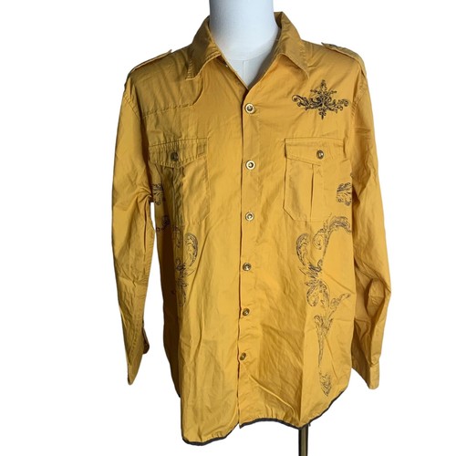 Camicia rossa scimmia ricamata