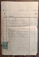 1943 Foggia  Ricevuta