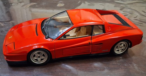 Ferrari testarossa burago - ferrari, 1.18