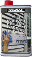 Olio Rigenerante per Infissi in PVC, Plastica E Alluminio - 500 Ml