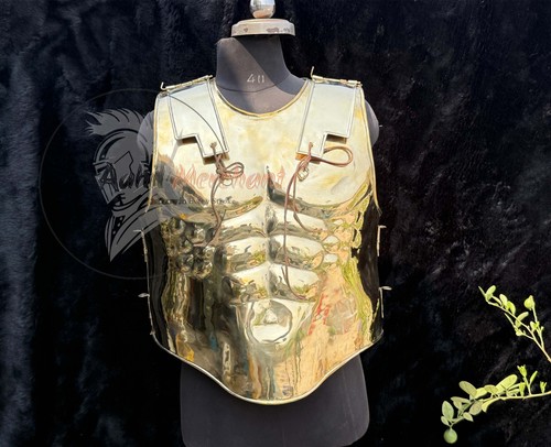 Brass knight breastplate - knight,