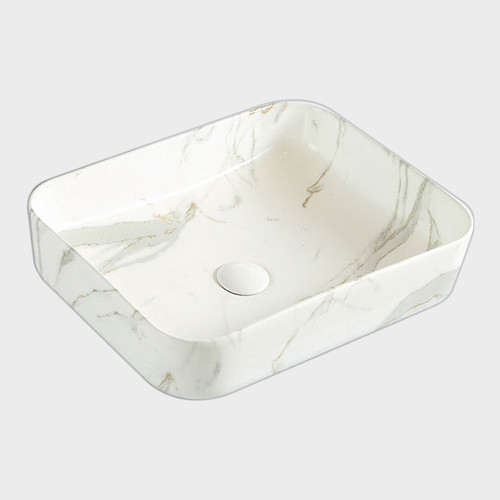 Lavabo ceramica rettangolare - lavabo,