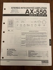 Yamaha AX-550 Amplificatore