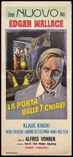 1962 * Locandina Cinema "La Porta dalle 7 Chiavi - Heinz Drache, Hans Nielsen" G