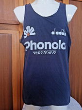 Canotta Basket Virtus Roma Diadora Phonola double face Maglia Training 88-89