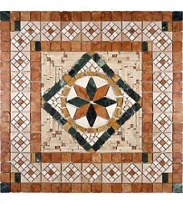 Rosone Rosoni Mosaico in marmo, per interno ed esterni, Berna, cm.66x66