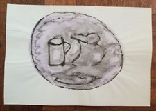 Sebastiano Carta | l'Ultimo Futurista | Acquerello su carta 1951 | 27x18,5 cm