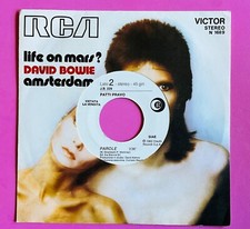 PATTY PRAVO Bravo DAVID BOWIE LIFE ON MASS? COPERTINA Raro 45^ JUKE-BOX PAROLE