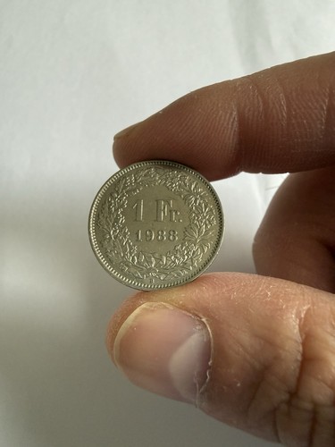Moneta rara franco svizzero - moneta,