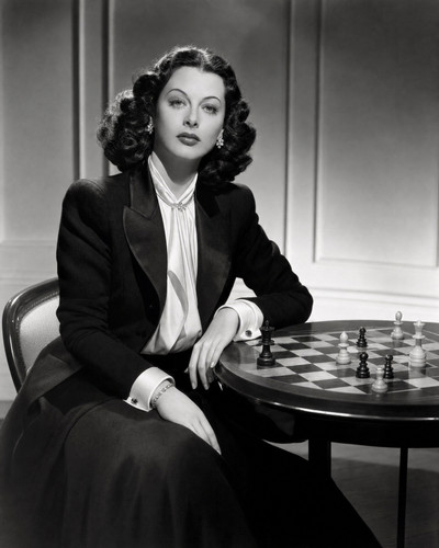 Hedy lamarr scacchiera salone - hedy,