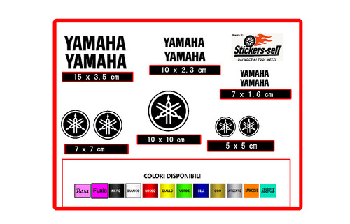 Kit adesivi yamaha pezzi - kit, 11