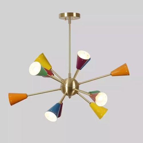 Lampadario sputnik ottone - in,