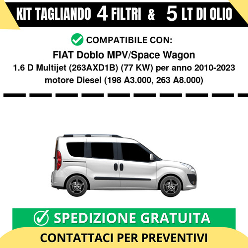 Tagliando per fiat doblo - tagliando,