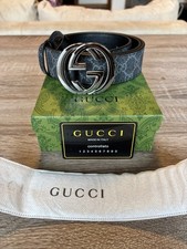 Cintura Gucci Nera Fibbia in