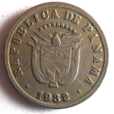 1932 PANAMA 5 CENTESIMOS -
