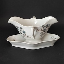 Salsiera a barca in porcellana