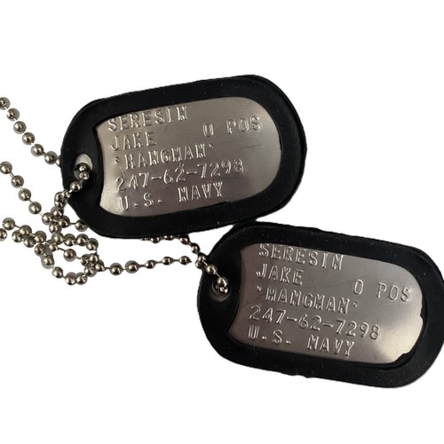 Dogtag piastrine militari - militari, inox