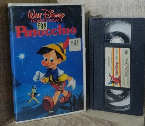 Vhs pinocchio walt - -,
