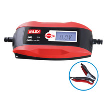 CARICABATTERIA E MANTENITORE DI CARICA A 6V 12V LCD POWER BATTERY VALEX 1851209