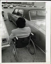 Foto Stampa 1971 Parcheggio