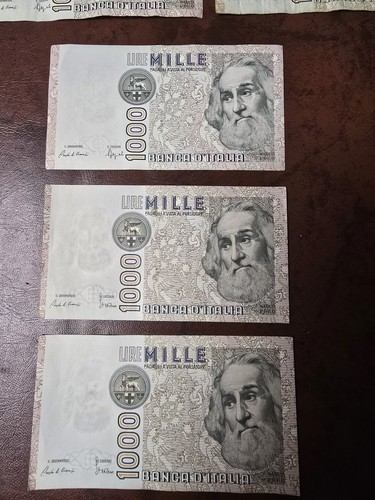 Banconote mille lire - banconote,