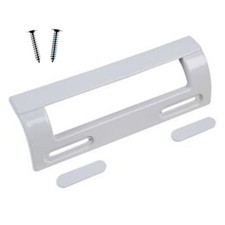 Maniglia porta bianca per frigorifero Logik congelatore 80 - 150 mm di ricambio
