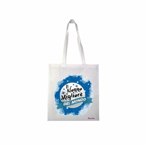 Borsa poliestere 36x40 scritta - poliestere,