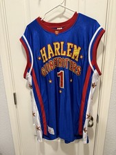 Maglia Harlem Globetrotters autentica cucita #1 "Asso" taglia XL