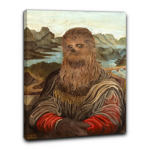 Nerdart quadro chewconda - nerdart,