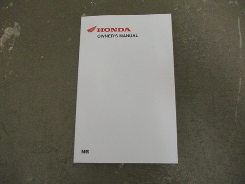 Manuale uso honda nr 750 - manuale, d'uso...