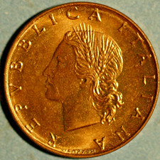 Italy 20 Lire 1975 KM# 97