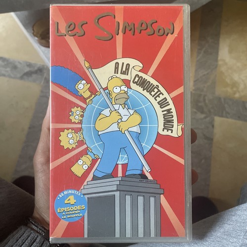 Vhs les simpson conquête - vhs, la