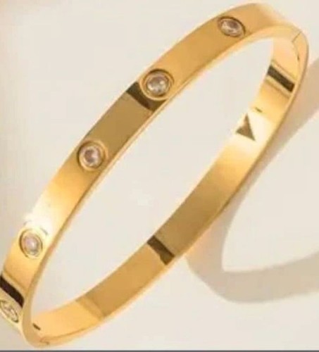 Bracciale rigido placcato - bracciale,