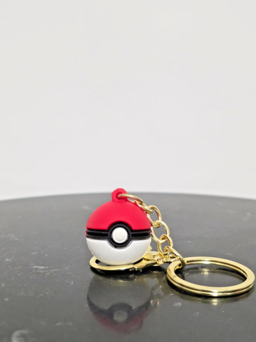 Portachiavi sfera poke - portachiavi, 3d