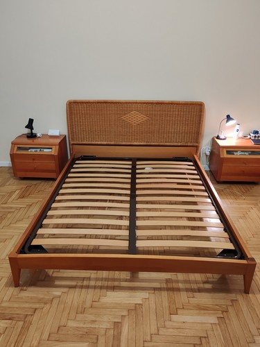 Letto matrimoniale rattan - in,
