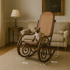 Sedia a Dondolo Antica Stile