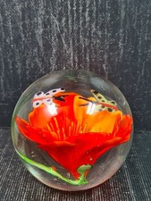 fermacarte vetro con decoro