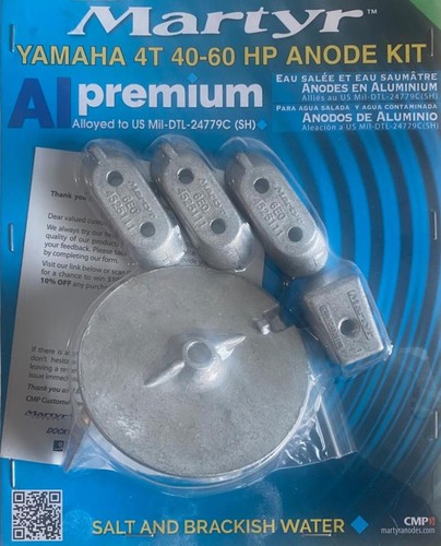 Kit anodi alluminio yamaha - alluminio, 4t
