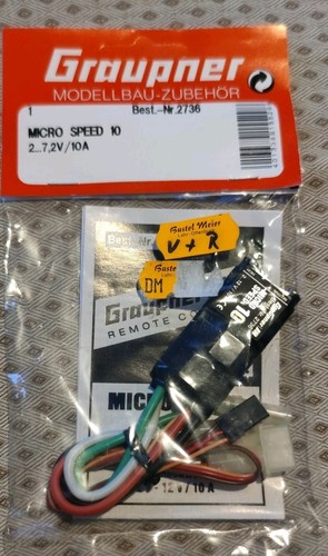 Micro speed 10a - 2-7,2v, /