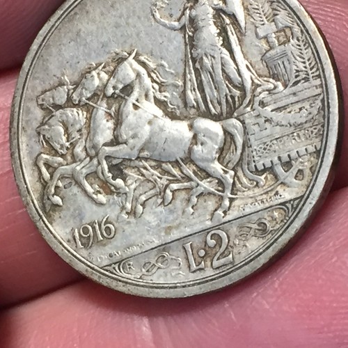Lire 1916 quadriga briosa - r,