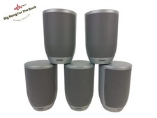 5 casse altoparlanti satellitari Loewe Tremo auro 8116 DT platino hi-fi suono stereo