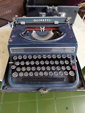 Macchina da scrivere Olivetti lettera 42 portatile antica con custodia originale