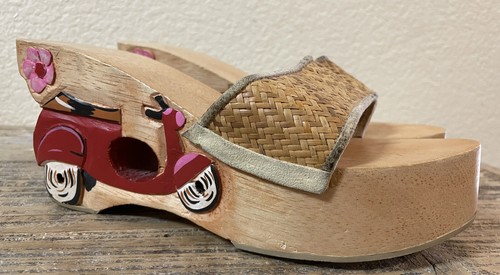 Sandali vintage novalty fatti - sandali,