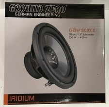 Ground Zero GZIW 300X-II 30 cm subwoofer / 350 W RMS a 4 ohm nuovo e confezione originale
