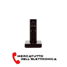 Telefono Cordless Brondi Oslo Vivavoce Rubrica 100 num. Display Illuminato Nero