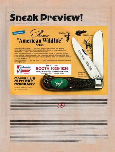 Coltello camillus 1976 - coltello,