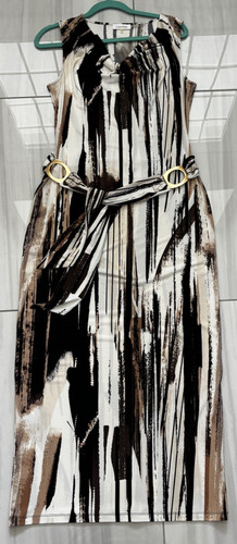 Maxi abito smanicato calvin - abito,