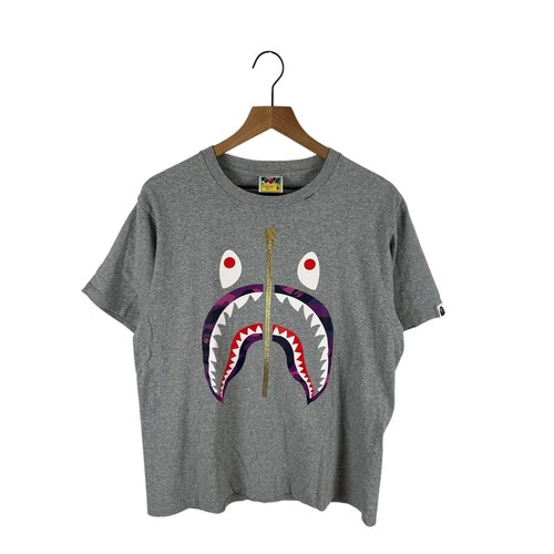 Shirt con logo bape shark - t-shirt,