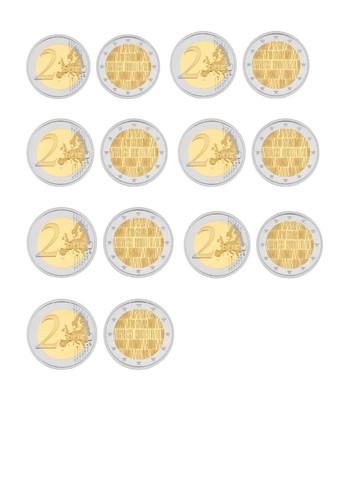 Croatia croazia 7x2 euro - 7x2, coin