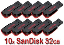 LOTTO 10 x SanDisk 32 GB